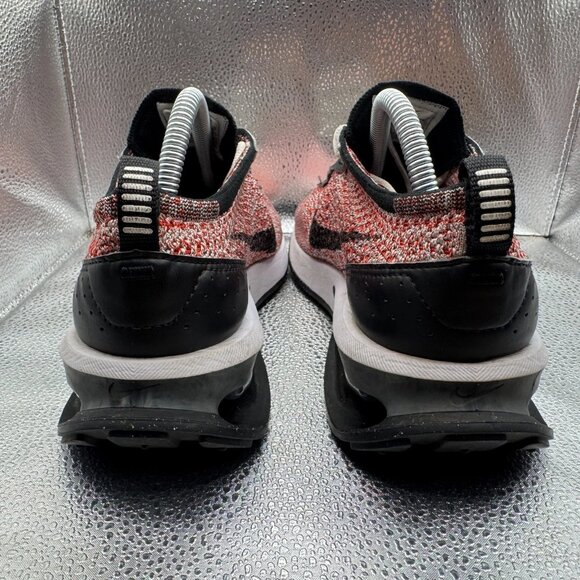 Size 7.5 Nike Air Max Flyknit Red Black Gray Mens Running Shoes FD2764-600 - Picture 8 of 10
